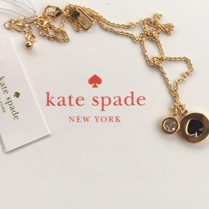Authentic NWT Spot the Spade necklace